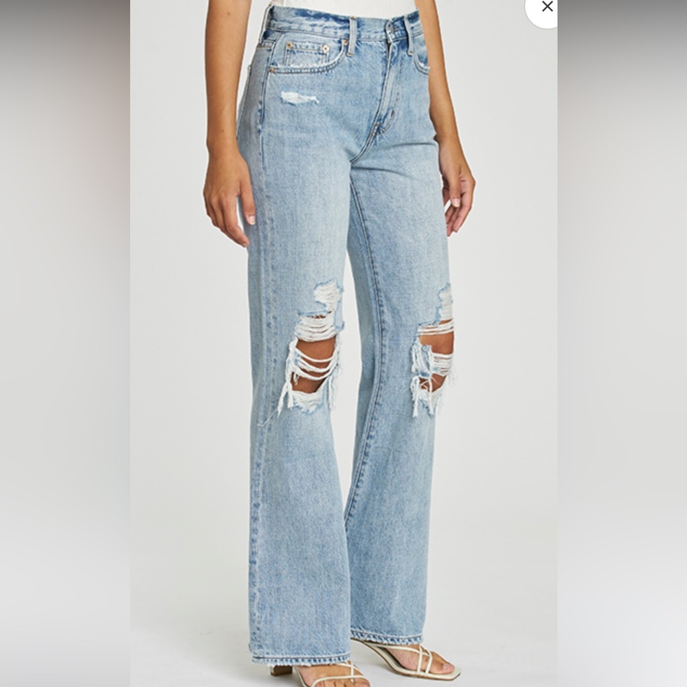 Pistola high rise flare Jean